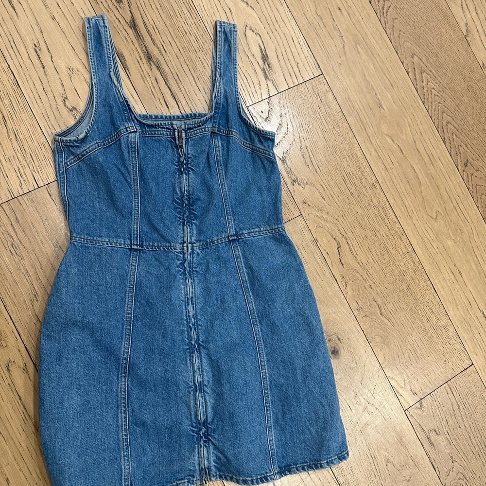 FRAME
ZIP DENIM MINIDRESS - BLUE - Picture 3 of 5